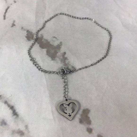 PLAYBOY Jewelry New Playboy Bunny Silver Color Anklet Poshmark